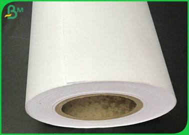 Wide Format 50g 60g 70g White Garment Plotter Paper Roll For Garment Drawing