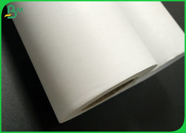 Eco - Friendly 100m 150m High Whiteness CAD Plotter Paper For Inkjet Printing