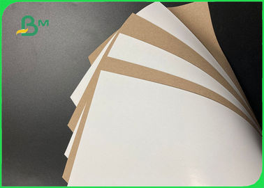 Greaseproof Food Grade White Coated Kraft Back Paper For Food Packaging