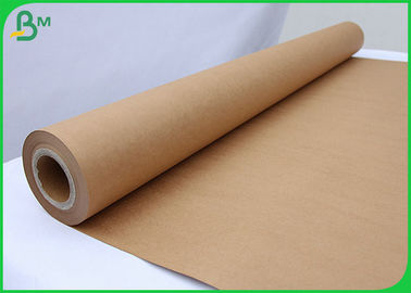 100gsm Good Strength Roll Brown Kraft Paper food Grade of 31inch 43inch Width