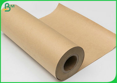 100gsm Good Strength Roll Brown Kraft Paper food Grade of 31inch 43inch Width