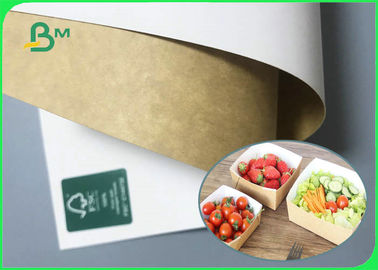 250g 300g Virgin Wood Pulp CCKB Clay Coated Kraft Board For Packaging Fast Food