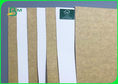 250g 300g Virgin Wood Pulp CCKB Clay Coated Kraft Board For Packaging Fast Food