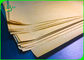 40gsm - 60gsm Yellow Color Kraft Paper Virgin Wood Pulp For Packing Food