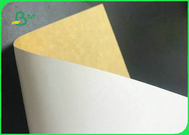 Environmental Friendly White Top Kraft Back 250gsm - 360gsm For Food Packages