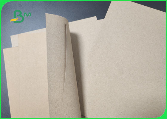 Recycle 250gsm 300gsm Brown Kraft Paper Sheet For Shoe Boxes High Stiffness