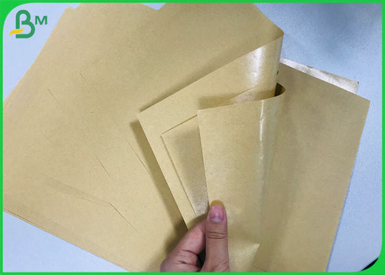 Hard Density Packaging Paper Board 90g To 450g PE Coated Brown Kraft Liner Sheets