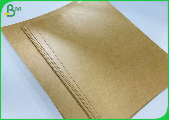 Hard Density Packaging Paper Board 90g To 450g PE Coated Brown Kraft Liner Sheets