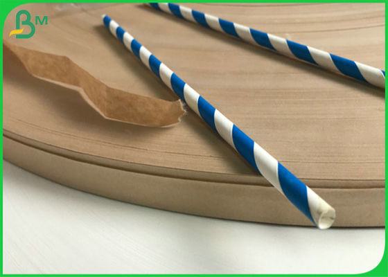 Biodegradable Eco Drinking Straw Paper 60G White Colorful Kraft Paper Roll