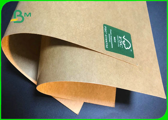 Food Packaging PE Coated Kraft Paper Board Food Grade For Takeaway Boxes