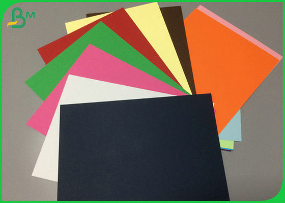 Uncoated Recycled Material Colored Bristol Paper 220gsm 230gsm With 787mm 889mm Size