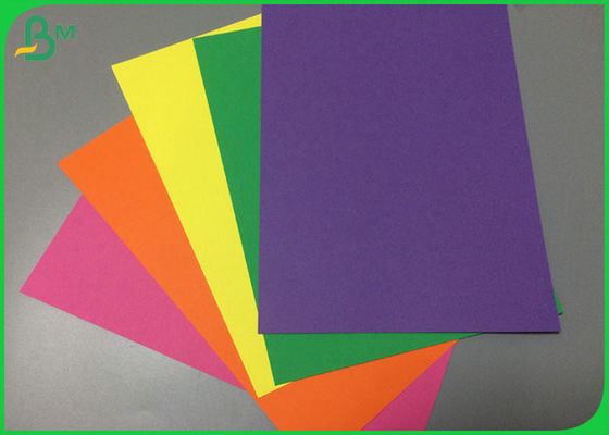 Uncoated Recycled Material Colored Bristol Paper 220gsm 230gsm With 787mm 889mm Size