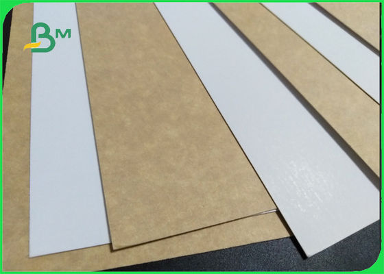 18PT White Coated Kraft Back Food Board 1100mm Roll For Food Packaging