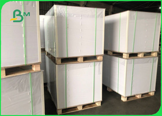 18PT White Coated Kraft Back Food Board 1100mm Roll For Food Packaging