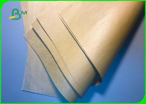 Greaseproof 40gsm + 10g One Side PE Coated Kraft Paper For Packing Food