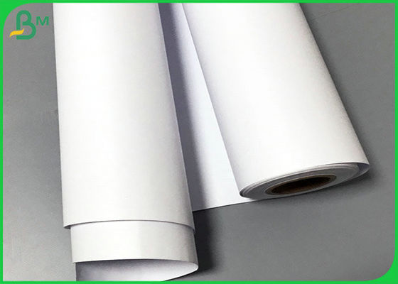 24 inch * 50 Yards Plain Graph CAD Plotter Paper 80gr 20LB White Bond Paper Roll