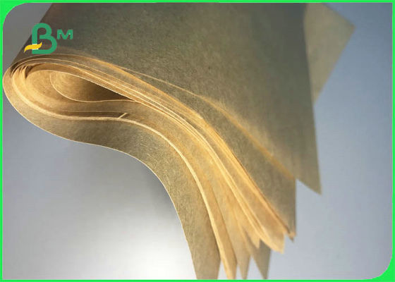 100% Oil - proof Food Industrial Use PE Coated Kraft Paper Roll 800 * 1100mm