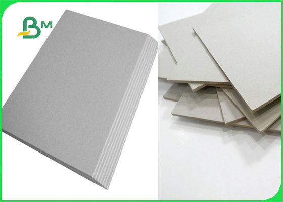 1mm 2mm 1200gsm Grey Paper Board For Book Cover Folding Resistance 70  x 100cm