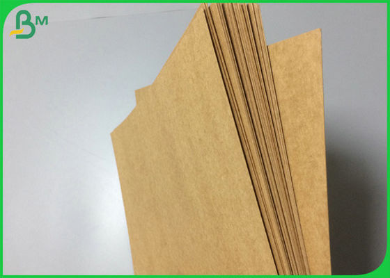 100% Virgin pulp 350gsm 400gsm  Brown Color Kraft Liner Paper For Cake Box Making