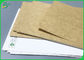 High Bulk White Coated Unbleached Kraft Cardboard Sheets For Food Grade Wrapping Box