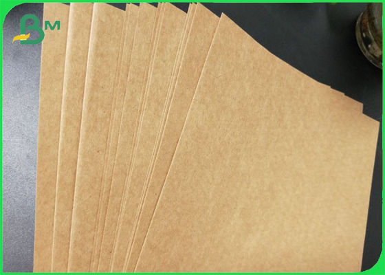 70g - 150g Uncoated Unprinted Brown Jumbo Roll Kraft Paper For Gift Wrapping