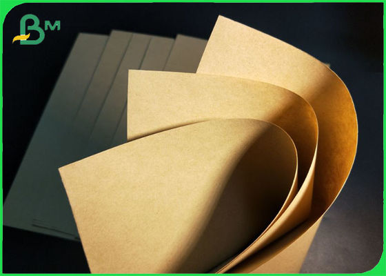 100% Wood Pulp 80gsm - 120gsm Food Grade Brown Kraft Paper Roll Unbleached No Wax