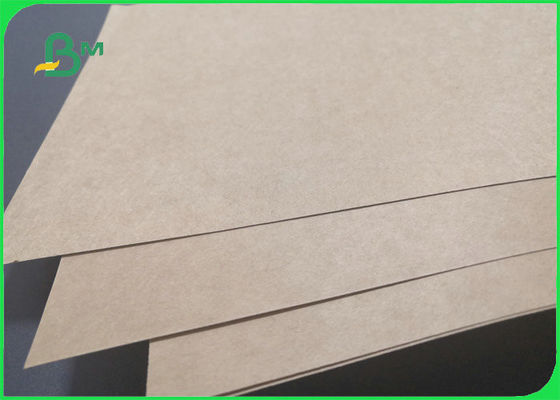 170gsm 250gsm Food Grade Brown Kraft Paper For Salad Package Grease Resistant