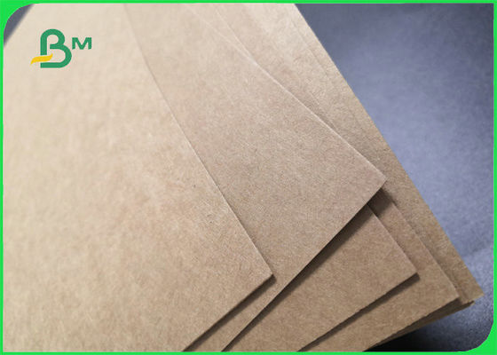 170gsm 250gsm Food Grade Brown Kraft Paper For Salad Package Grease Resistant