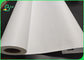 20lb Plotter White Paper Roll 50m 2 Inch Core Uncoated Inkjet Bond