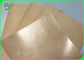 Waterproof Greaseproof EU Approved Poly Coated Brown Craft Paper For Packing fried Food
