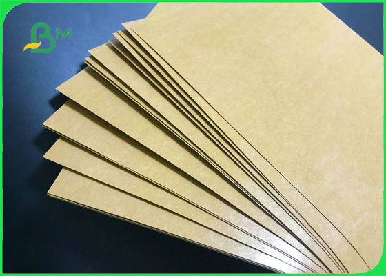 Greaseproof Coated Kraft Paper Board 250gsm + 12PE For Lunch Food Container