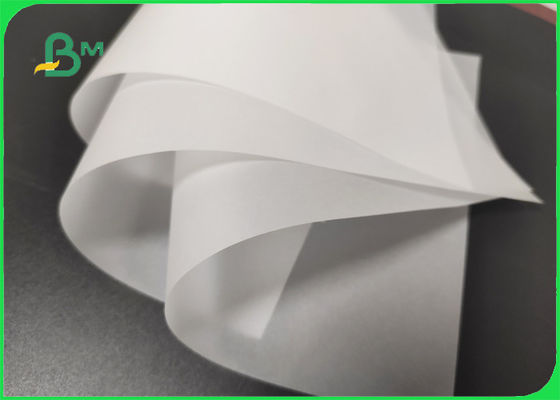 White Pattern Translucent Paper 75gsm A1 Size Wrapping Paper