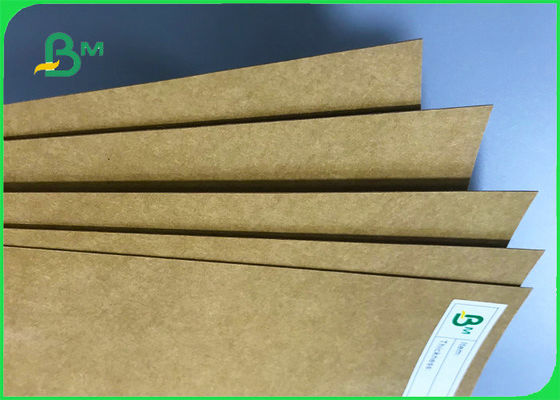 Waterproof Single Side 350GSM + 18G PE Coated Kraft Paper For Food Packaging