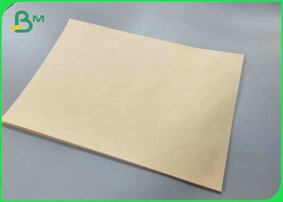 FDA Approved 80sm 120gsm Unbleached Kraft Paper Bamboo Pulp Food Packaging Paper