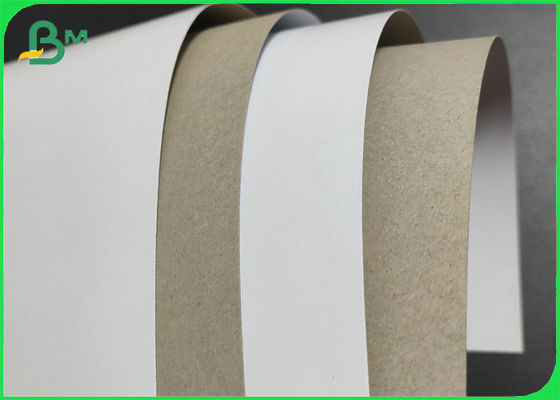 Recycled Pulp 350gsm 450gsm White Coated Duplex Paper For Packaging Box Making