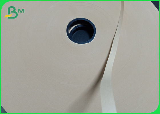 Food Grade 60gsm Brown Kraft Paper Roll For Paper Drinking Straws
