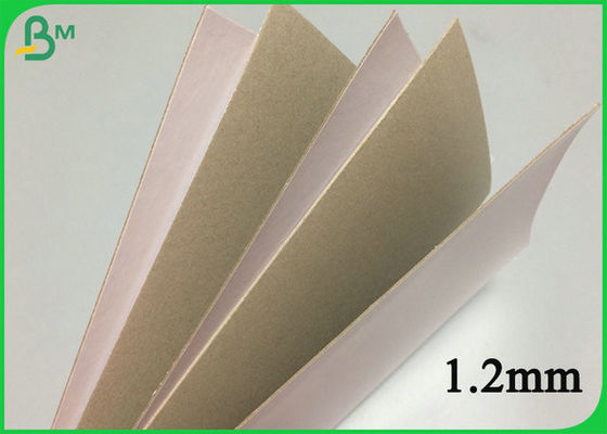 1.2mm Recyclable Greyboard With Laminate White Paper One Side For books