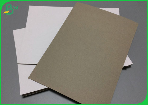 1.2mm Recyclable Greyboard With Laminate White Paper One Side For books