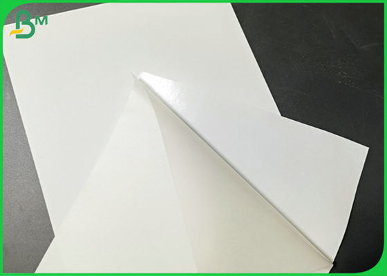 Inkjet Printing Semi Glossy 80 Gsm Self - Adhesive Paper For Making Product Label