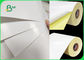 Top Semi - Gloss Paper 157gsm Yellow Bottom Kraft Paper 140gsm Sticker Paper