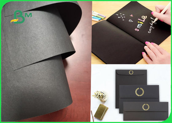 Black Colored Cardstock Thicker Paper 300gsm Cover Card Stock For Scrapbook