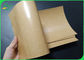Greaseproof Single PE Coated Brown Kraft Paper For Food Packing