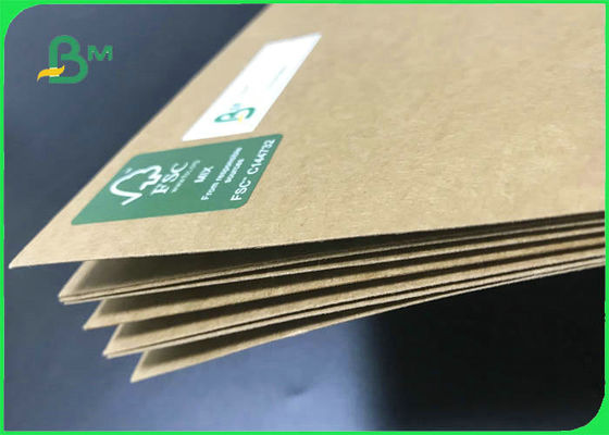 Natural Wood Pulp 200gsm 230gsm Kraft Paper Board For Packaging ＆ Printing