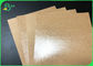 Tear Resistant Greaseproof 230g + 10g PE Coated Kraft Paper For Making Fried Food Boxes