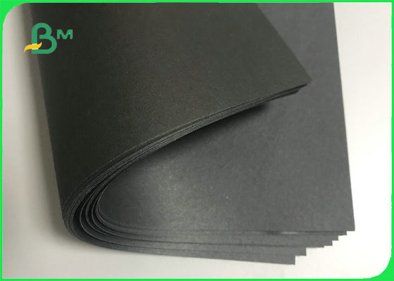 160gsm - 400gsm 100% Wood Pulp Black Cardboard For Gift Boxes Packaging