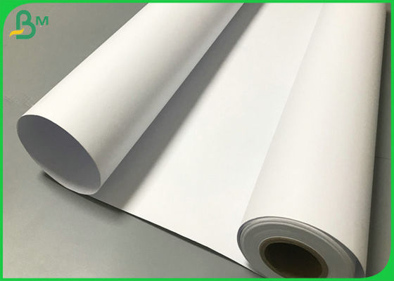 A0 A1 Size plain White 20LB cad Plotter Paper roll for inkjet printing