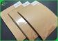 Strong A3 A4 size 200gsm Food grade approved brown kraft liner paper board sheet