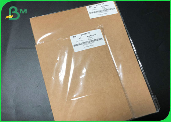 A4 A5 size food packaging Brown Uncoated Kraft Paper Sheets with FDA Certificate