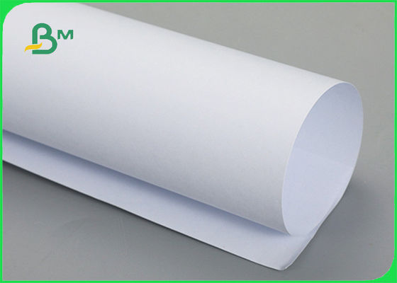 80GSM Uncoated CAD Plotter Paper For Engineers With 2'' Core 24inch x 100'