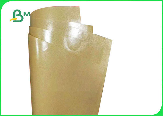 70gsm 80gsm + 10g PE Coated Brown Kraft Paper For Snack Bag Waterproof